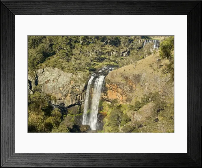Framed Print : Ebor Falls - upper and lower section of this stunning waterfall which finally plunges into a hugh pool, surrounded by sheer cliffs. The surrounding vegetation is mostly eucalypt forest - Guy Fawkes River National Park, New South Wales, Australia Framed Print : Ebor Falls - upper and lower section of this stunning waterfall which finally plunges into a hugh pool, surrounded by sheer cliffs. The surrounding vegetation is mostly eucalypt forest - Guy Fawkes River National Park, New South Wales, Australia