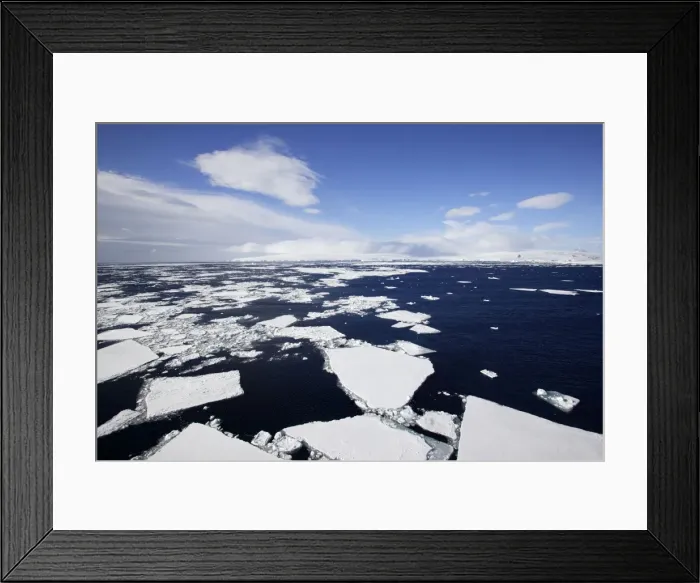 Framed Print : Pack Ice in Antarctica Framed Print : Pack Ice in Antarctica