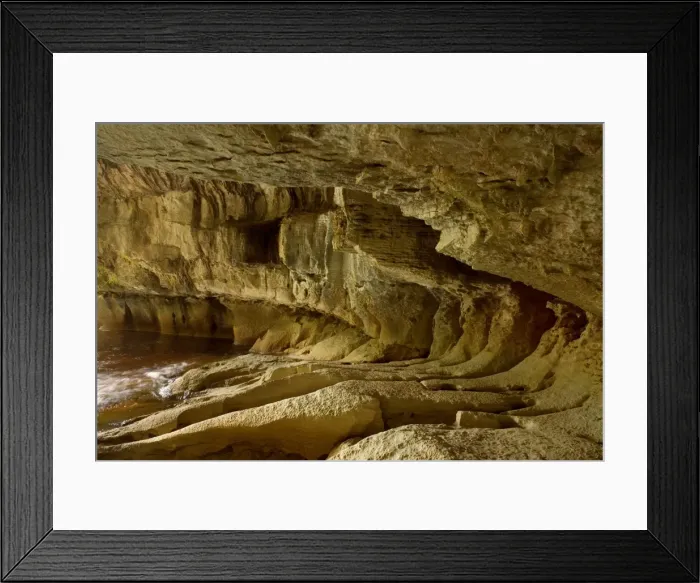 Framed Print : Moria Gate Arch by water sculpted limestone formations inside the arch which is actually more a cave Oparara Basin, Karamea region, West Coast, South Island, New Zealand Framed Print : Moria Gate Arch by water sculpted limestone formations inside the arch which is actually more a cave Oparara Basin, Karamea region, West Coast, South Island, New Zealand