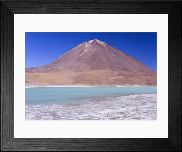 Framed Print : Laguna Verde and Volcan Licancabur - turqoise coloured Green Laguna and volcano Lincancabur on the stark Altiplano located at an altitude of about 4300 m above sea level - southwestern Bolivia - Province Potosi - Bolivia - South America Framed Print : Laguna Verde and Volcan Licancabur - turqoise coloured Green Laguna and volcano Lincancabur on the stark Altiplano located at an altitude of about 4300 m above sea level - southwestern Bolivia - Province Potosi - Bolivia - South America