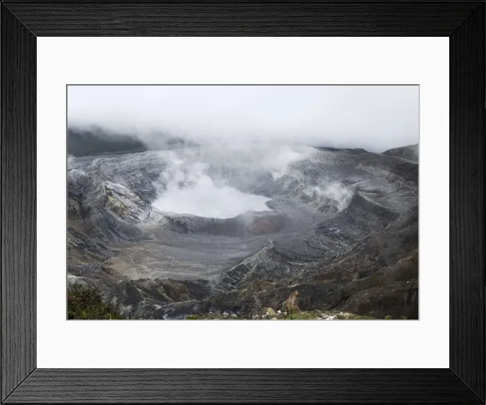 Framed Print : Volcan Poas National Park Costa Rica Framed Print : Volcan Poas National Park Costa Rica