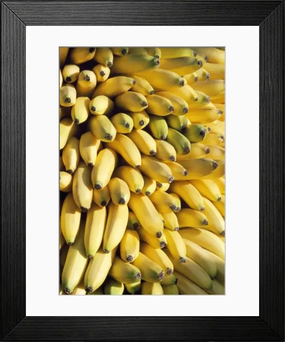 Framed Print : Bananas - for sale in Chania Market - Crete Framed Print : Bananas - for sale in Chania Market - Crete