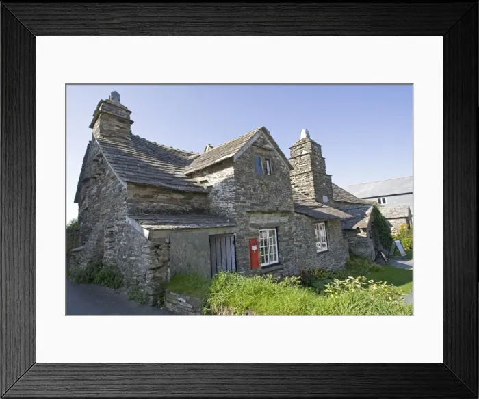 Framed Print : The Old Post Office - Tintagel North Cornwall Coast UK Framed Print : The Old Post Office - Tintagel North Cornwall Coast UK