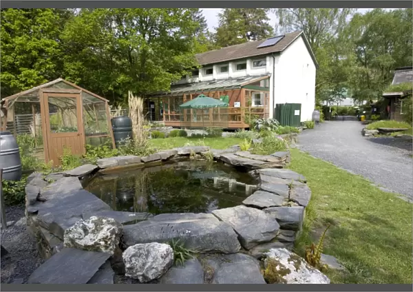 Sustainable house and garden Centre for Alternative Technology Machynlleth Wales UK