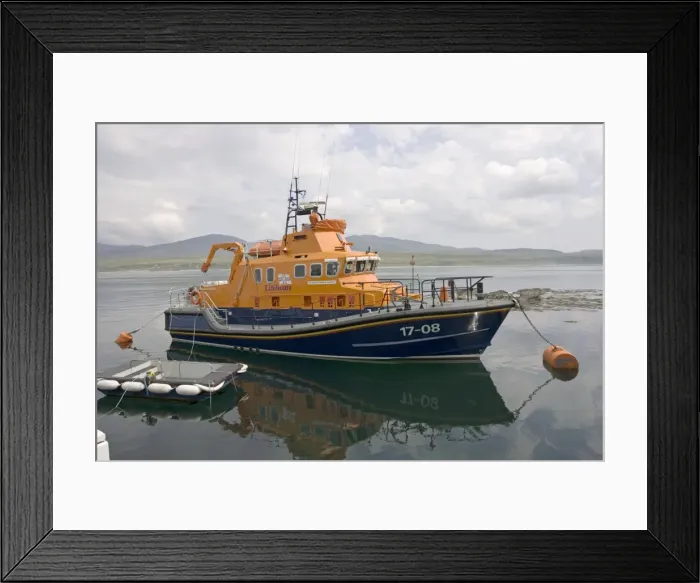 Framed Print : Port Asaig lifeboat Isle of Islay Scotland UK Framed Print : Port Asaig lifeboat Isle of Islay Scotland UK