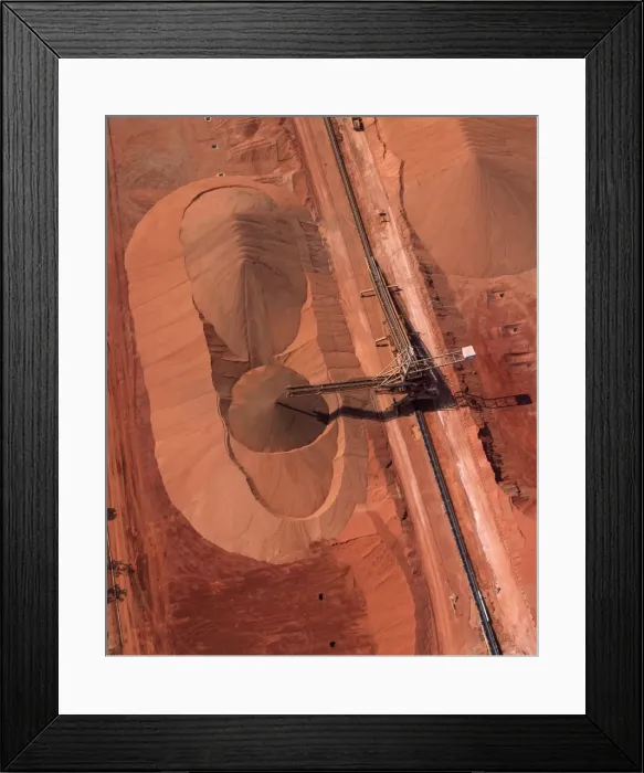 Framed Print : Australia - mining Bauxite (for Aluminium) Weipa, Cape York, Queensland, Australia Framed Print : Australia - mining Bauxite (for Aluminium) Weipa, Cape York, Queensland, Australia