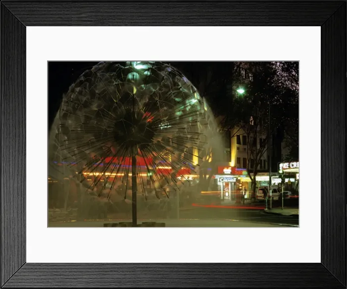 Framed Print : El Alamein Fountain at night, Kings Cross, Sydney, New South Wales, Australia JPF44602 Framed Print : El Alamein Fountain at night, Kings Cross, Sydney, New South Wales, Australia JPF44602