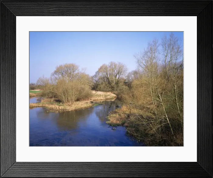 Framed Print : River Stout - in winter Sturminster Marshall Mill, Dorset, UK Framed Print : River Stout - in winter Sturminster Marshall Mill, Dorset, UK