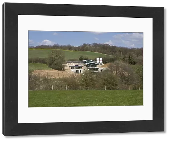 Large Eco-friendly House Moonstone - under construction - open Cotswold countryside - Elkstone - UK