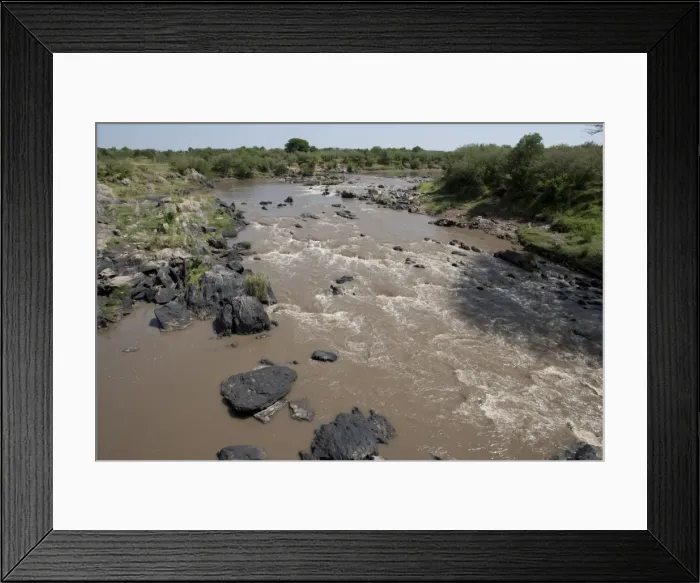Framed Print : Mara River - Masai Mara Game Reserve - Kenya Framed Print : Mara River - Masai Mara Game Reserve - Kenya