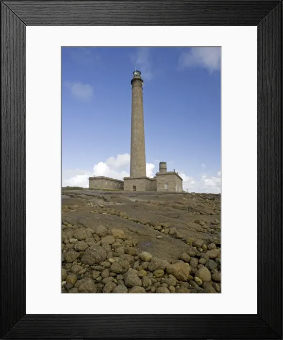 Framed Print : Gatteville lighthouse or phare is 75 metres high and was built 1829-1834 Pointe de Barfleur Cotentin Peninsula Normandy France Framed Print : Gatteville lighthouse or phare is 75 metres high and was built 1829-1834 Pointe de Barfleur Cotentin Peninsula Normandy France