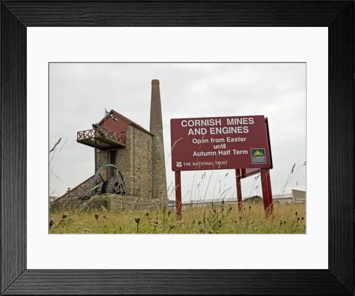 Framed Print : Cornish Mines and Engines Pool near Camborne Cornwall UK Framed Print : Cornish Mines and Engines Pool near Camborne Cornwall UK