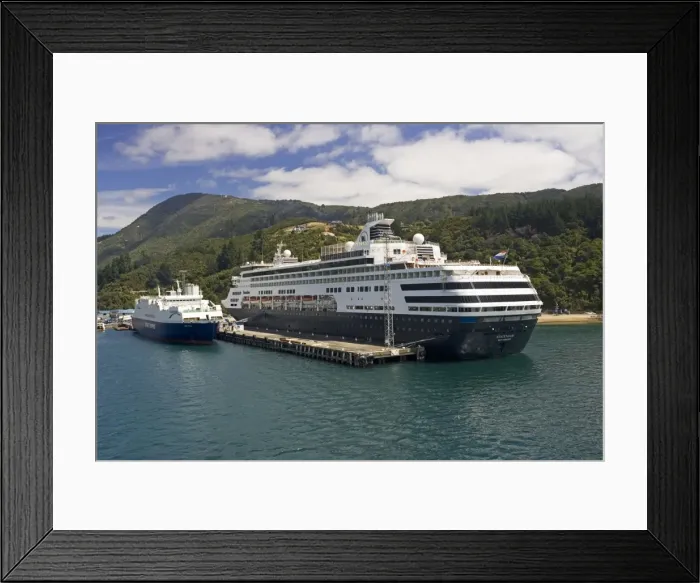 Framed Print : Ferry - Interislander and Bluebridge ferries in Picton harbour South Island New Zealand Framed Print : Ferry - Interislander and Bluebridge ferries in Picton harbour South Island New Zealand