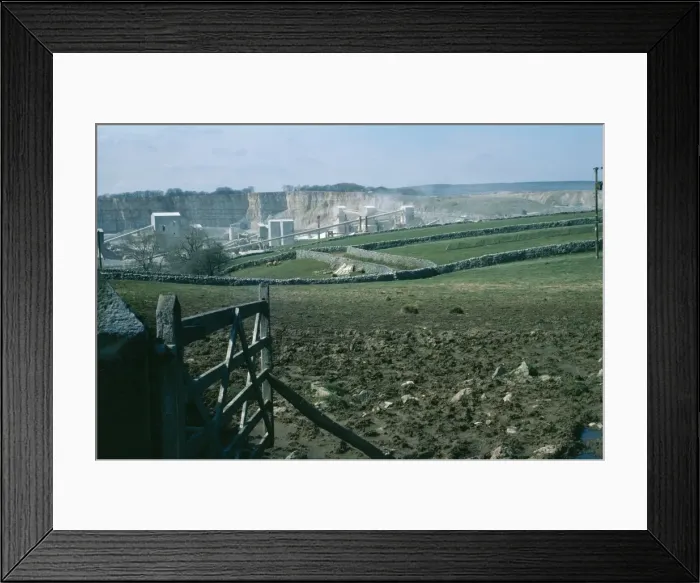 Framed Print : Limestone Quarry Nr. Buxton Derbyshire, UK Framed Print : Limestone Quarry Nr. Buxton Derbyshire, UK