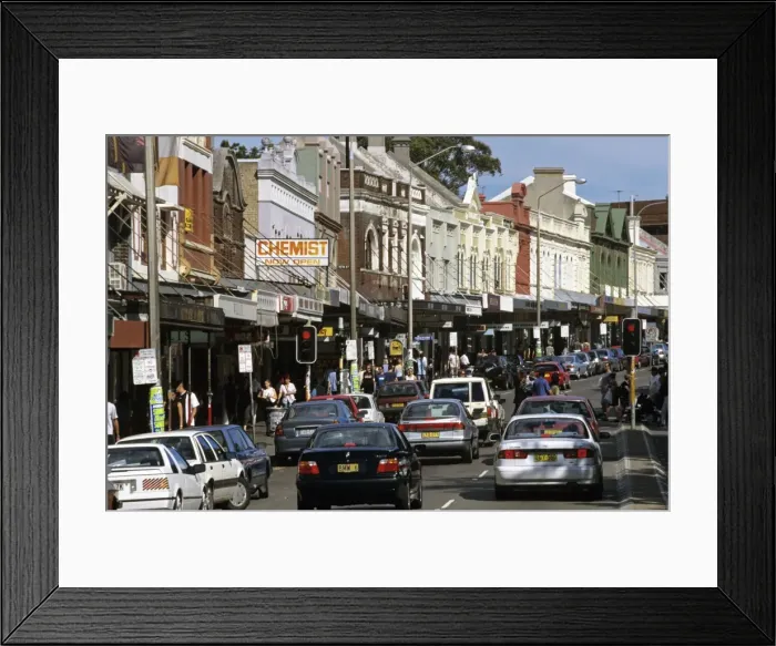 Framed Print : Oxford Street, Paddington Sydney, New South Wales, Australia JPF47533 Framed Print : Oxford Street, Paddington Sydney, New South Wales, Australia JPF47533