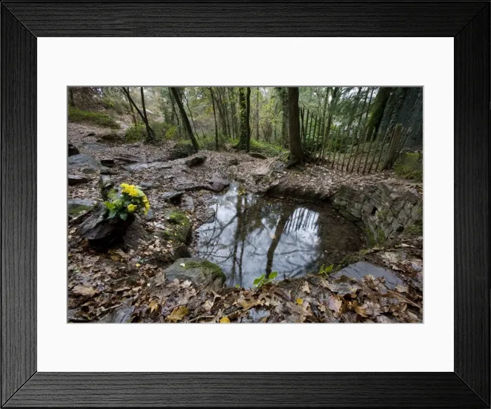 Framed Print : The fountain of Eternal Youth - Brittany - France Framed Print : The fountain of Eternal Youth - Brittany - France