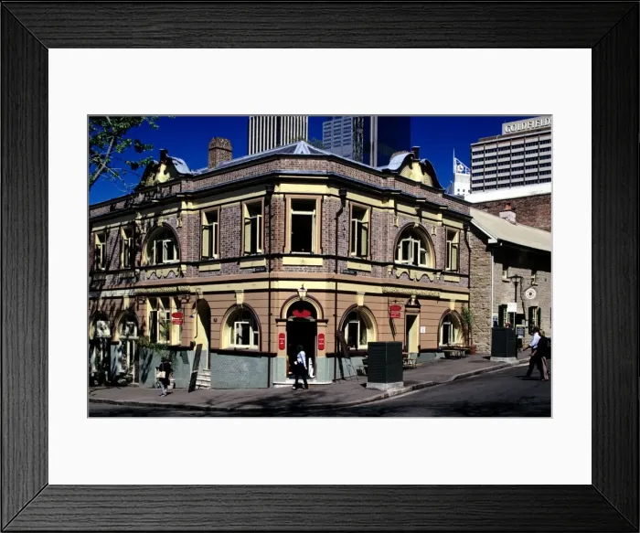 Framed Print : Corner of Argyle and Harrington Street The Rocks, Sydney, New South Wales, Australia JPF46702 Framed Print : Corner of Argyle and Harrington Street The Rocks, Sydney, New South Wales, Australia JPF46702