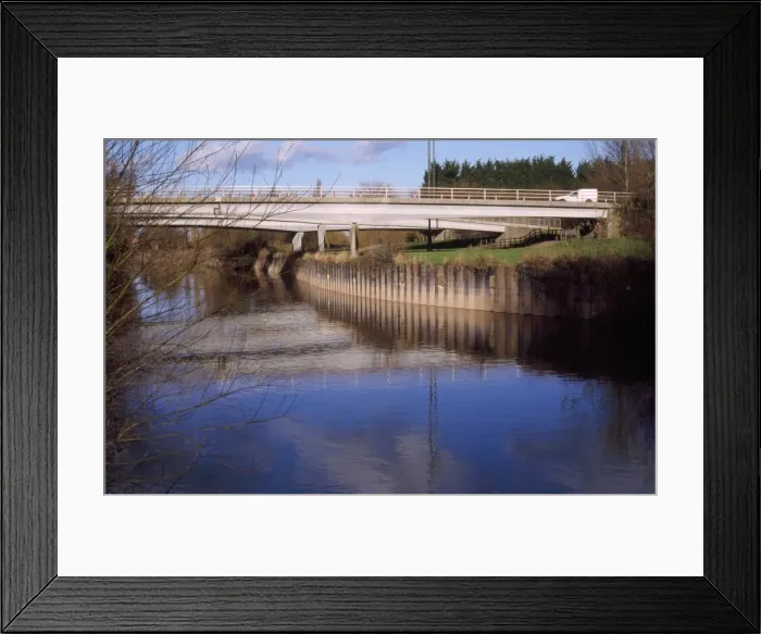 Framed Print : River Severn - canalised Gloucester Framed Print : River Severn - canalised Gloucester