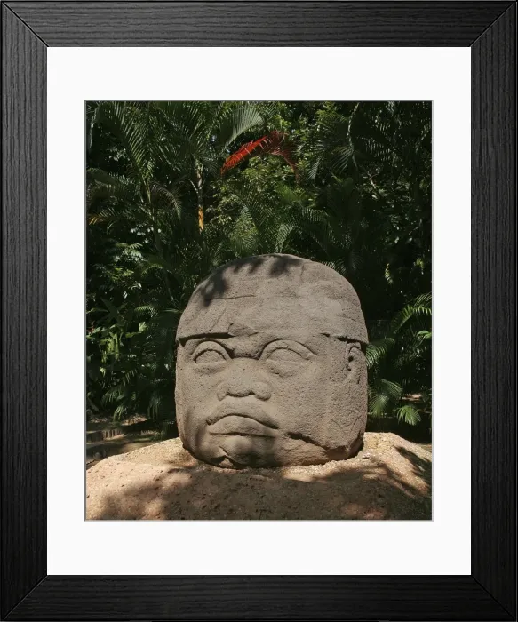 Framed Print : Olmec Statue - Mexico Framed Print : Olmec Statue - Mexico