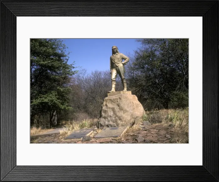 Framed Print : Livingstone Memorial at Victoria Falls - now called Mosi-oa-Tunya - the Smoke that Thunders - Livingstone Zambia Framed Print : Livingstone Memorial at Victoria Falls - now called Mosi-oa-Tunya - the Smoke that Thunders - Livingstone Zambia