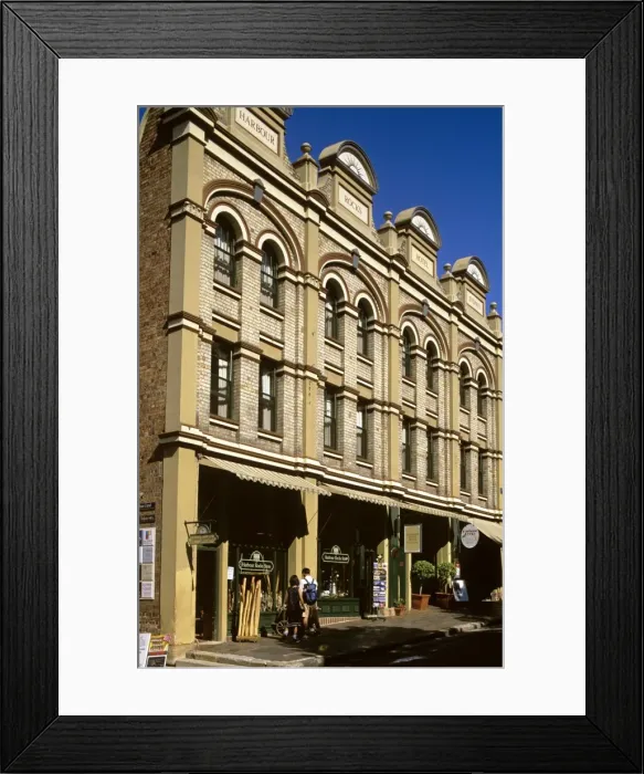 Framed Print : Buildings in Harrington Street The Rocks, Sydney, New South Wales, Australia JPF46721 Framed Print : Buildings in Harrington Street The Rocks, Sydney, New South Wales, Australia JPF46721
