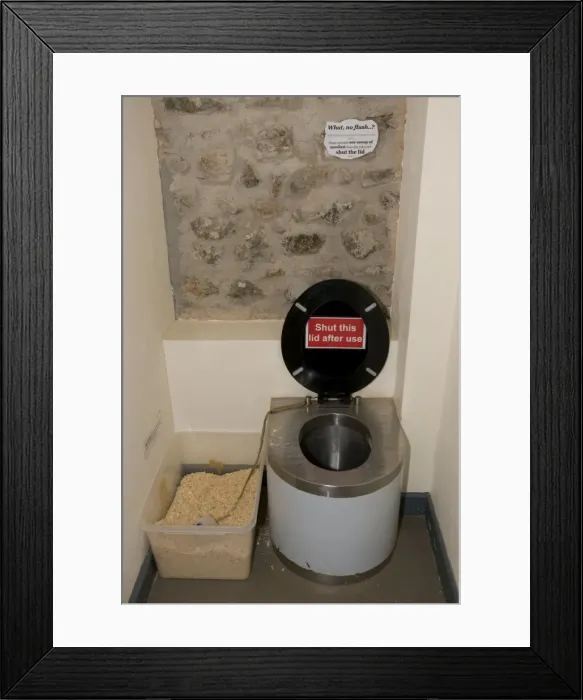Framed Print : Composting toilet Skomer Island Pembrokeshire West Wales UK Framed Print : Composting toilet Skomer Island Pembrokeshire West Wales UK