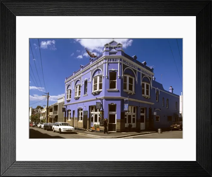 Framed Print : London Tavern on William / Underwood Streets Paddington, Sydney, New South Wales, Australia JPF46875 Framed Print : London Tavern on William / Underwood Streets Paddington, Sydney, New South Wales, Australia JPF46875
