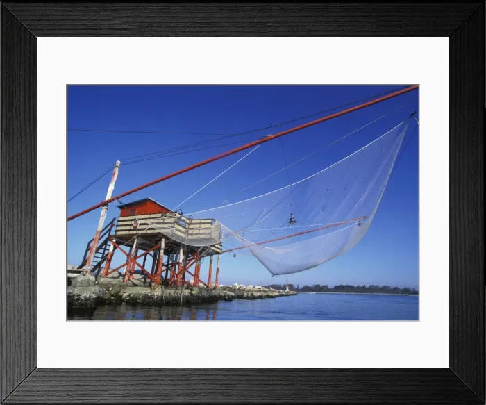 Framed Print : Venice Lagoon - Fishing nets - Italy Framed Print : Venice Lagoon - Fishing nets - Italy