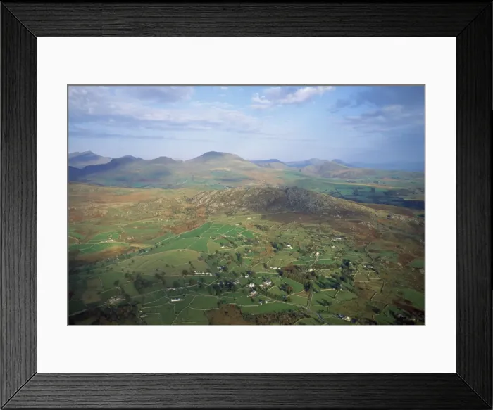 Framed Print : Snowdonia - aerial view - Wales Framed Print : Snowdonia - aerial view - Wales