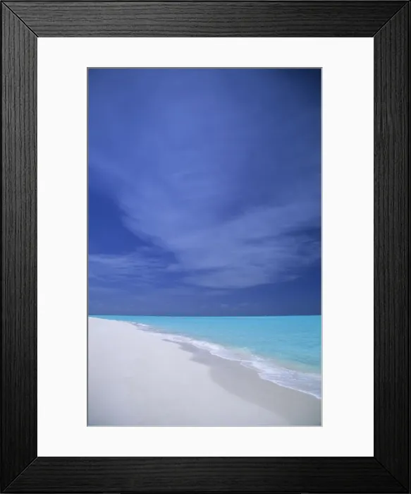 Framed Print : COS-3190. COS-3262. Turquoise Sea, Blue Sky and White Sand Framed Print : COS-3190. COS-3262. Turquoise Sea, Blue Sky and White Sand