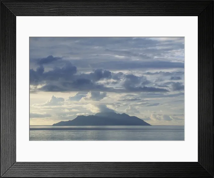 Framed Print : Silhouette Island - Seychelles LA002761 Framed Print : Silhouette Island - Seychelles LA002761