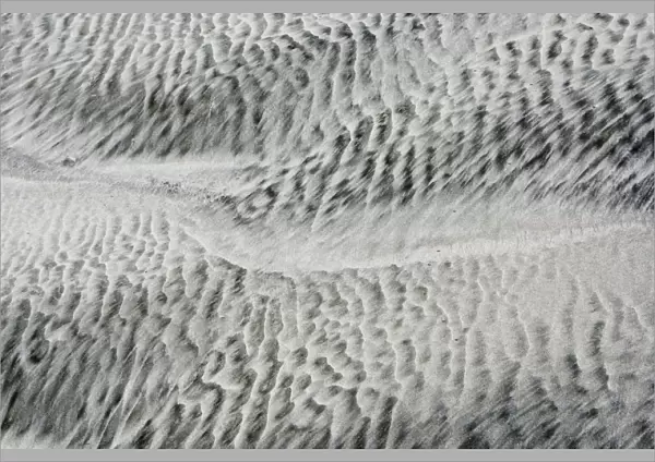 Sand Patterns - on beach - San Ignacio Lagoon - Baja California - Mexico