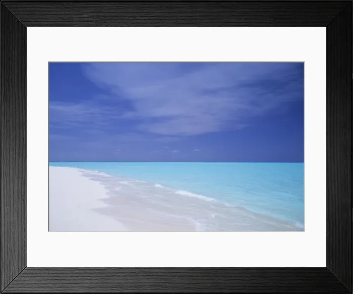 Framed Print : Turquoise Sea - Blue Sky and White Sand - Midway Island - Pacific Ocean LA001785 Framed Print : Turquoise Sea - Blue Sky and White Sand - Midway Island - Pacific Ocean LA001785