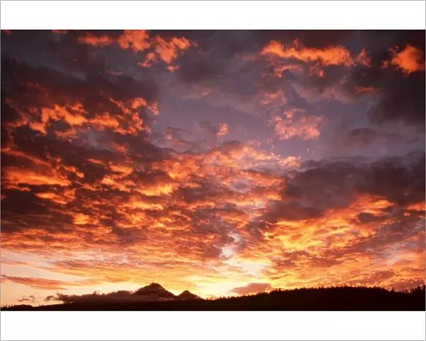 Sunset - Ecuador - South of Quito, Cotapaxi AU-1079