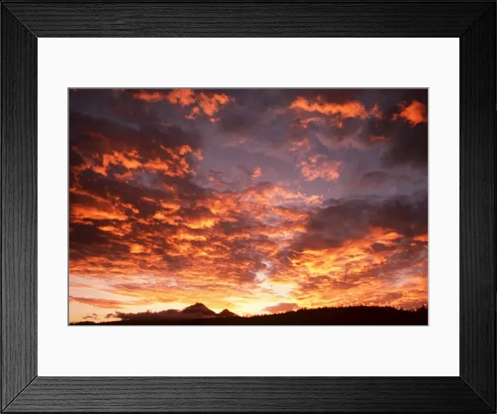 Framed Print : Sunset - Ecuador - South of Quito, Cotapaxi AU-1079 Framed Print : Sunset - Ecuador - South of Quito, Cotapaxi AU-1079