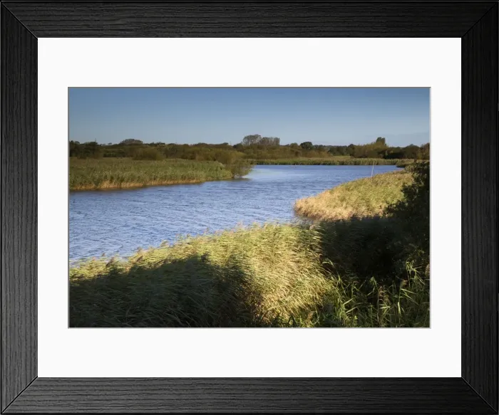 Framed Print : Titchfield Haven - National Nature Reserve - Hampshire - UK