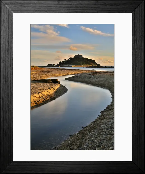 Framed Print : St Michael's Mount - Red River, Cornwall, UK Framed Print : St Michael's Mount - Red River, Cornwall, UK
