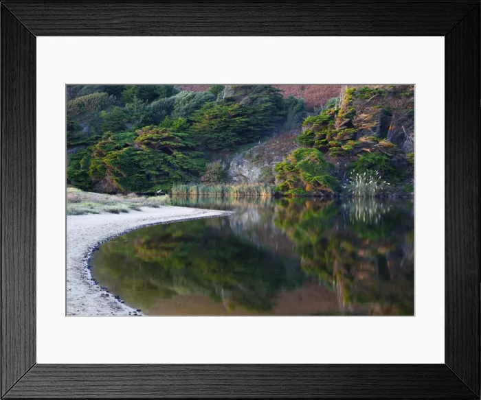 Framed Print : Loe Pool and Loe Bar - Cornwall - UK Framed Print : Loe Pool and Loe Bar - Cornwall - UK