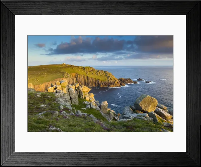 Framed Print : Gwennap Head - Land's End - Cornwall - UK Framed Print : Gwennap Head - Land's End - Cornwall - UK