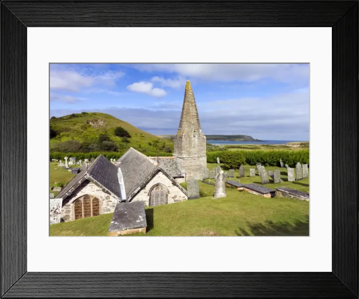 Framed Print : St Enodoc Church - Rock - Cornwall - UK Framed Print : St Enodoc Church - Rock - Cornwall - UK