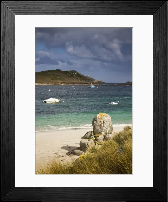 Framed Print : St Martin's - view towards Tean - Isles of Scilly Framed Print : St Martin's - view towards Tean - Isles of Scilly