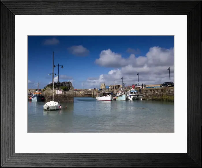 Framed Print : Newquay Harbour - Cornwall - UK
