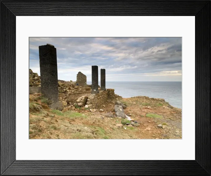Framed Print : Levant and Geevor - former Tin Mines - Cornwall - UK Framed Print : Levant and Geevor - former Tin Mines - Cornwall - UK