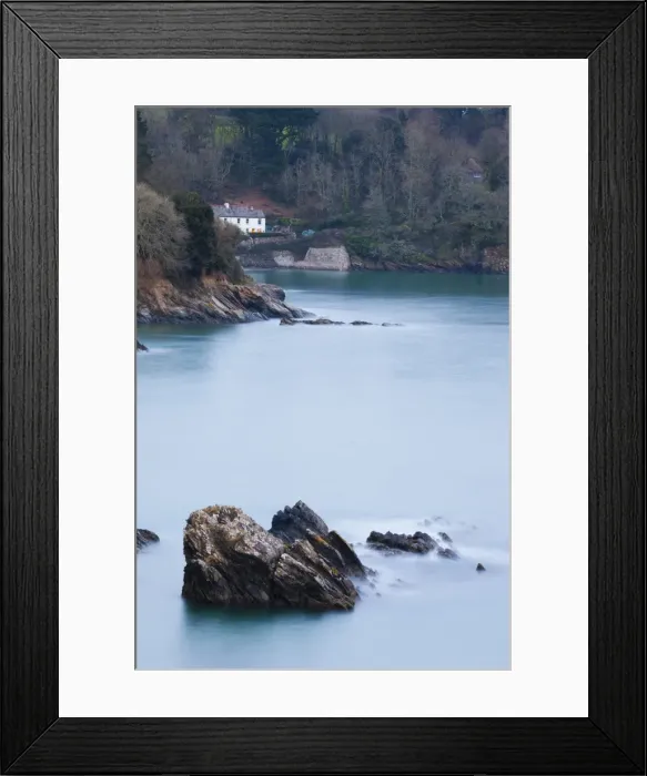 Framed Print : Helford Estuary - view towards Durgan - Cornwall, UK Framed Print : Helford Estuary - view towards Durgan - Cornwall, UK