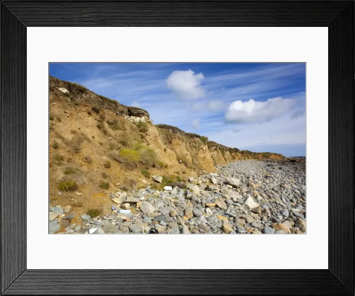 Framed Print : Lowland Point - Periglacial Ram Cliffs - Cornwall - UK Framed Print : Lowland Point - Periglacial Ram Cliffs - Cornwall - UK
