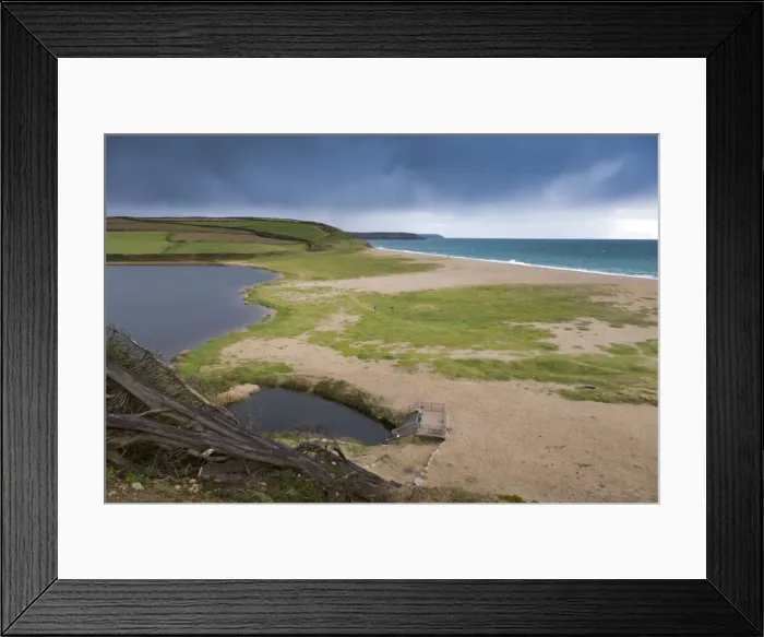 Framed Print : Loe Bar - Cornwall - UK Framed Print : Loe Bar - Cornwall - UK