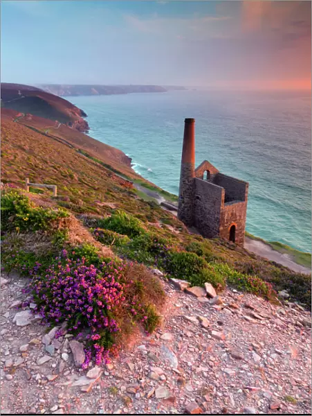 Wheal Coates - at sunset - St Agnes, Cornwall, UK