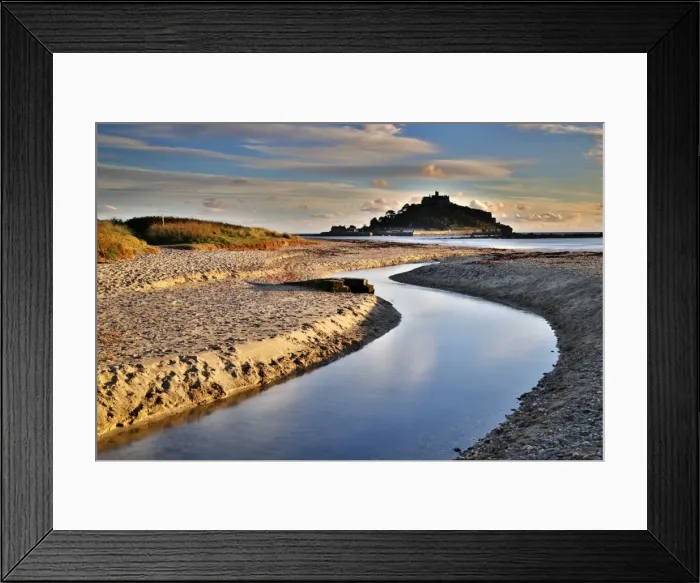 Framed Print : St Michael's Mount - Red River, Cornwall, UK
