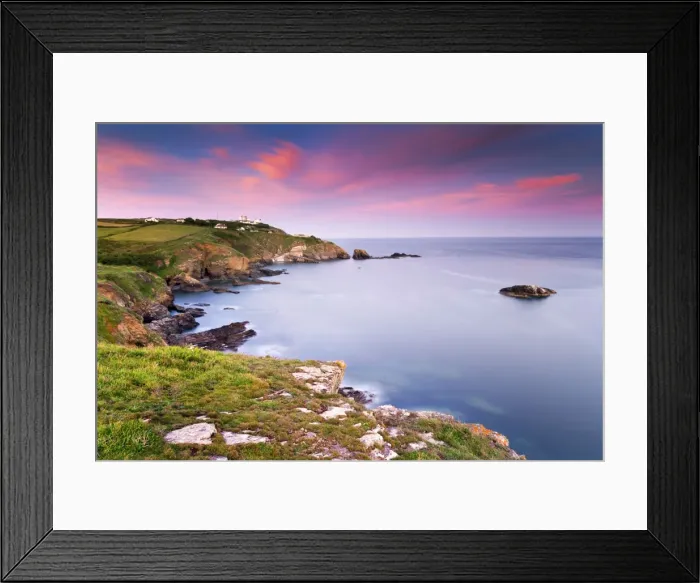 Framed Print : Lizard Point - at sunset - Cornwall - UK Framed Print : Lizard Point - at sunset - Cornwall - UK