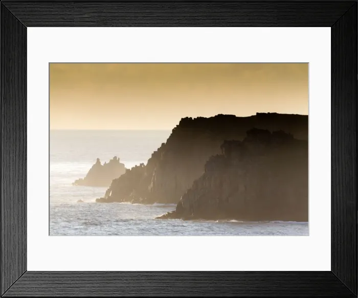 Framed Print : Land's End - Cornwall - UK - from Gwennap Head Framed Print : Land's End - Cornwall - UK - from Gwennap Head